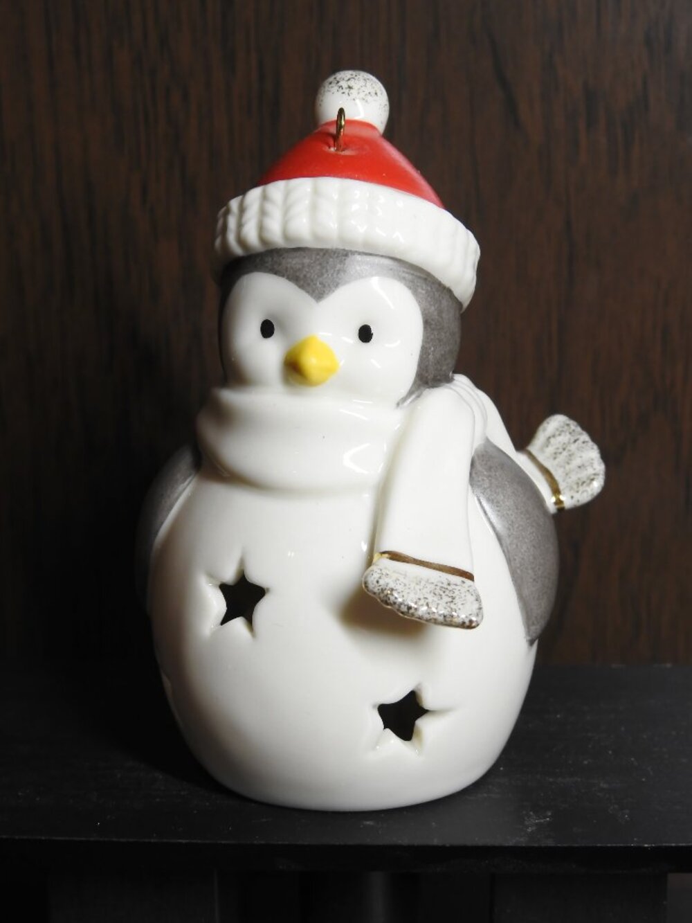 Lenox Color Changing Lit Penguin Ornament